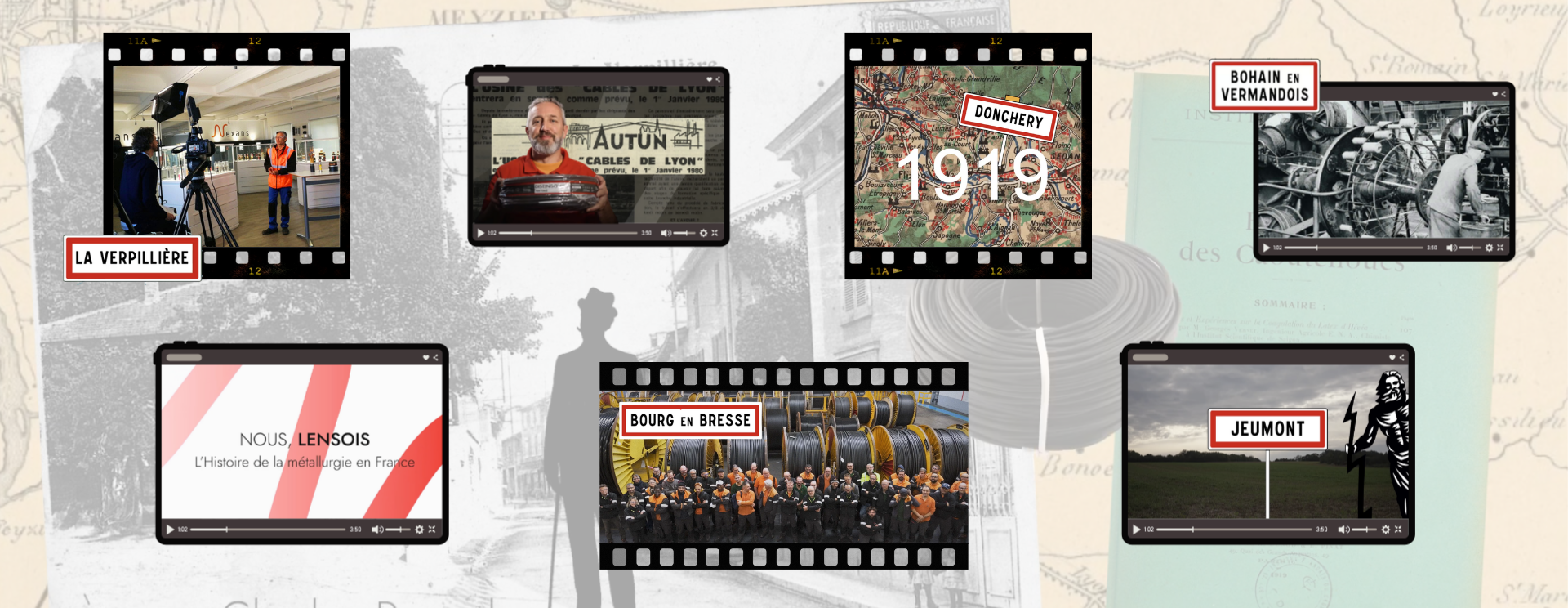 Films sur les 7 usines Nexans en France - Perles d'Histoire