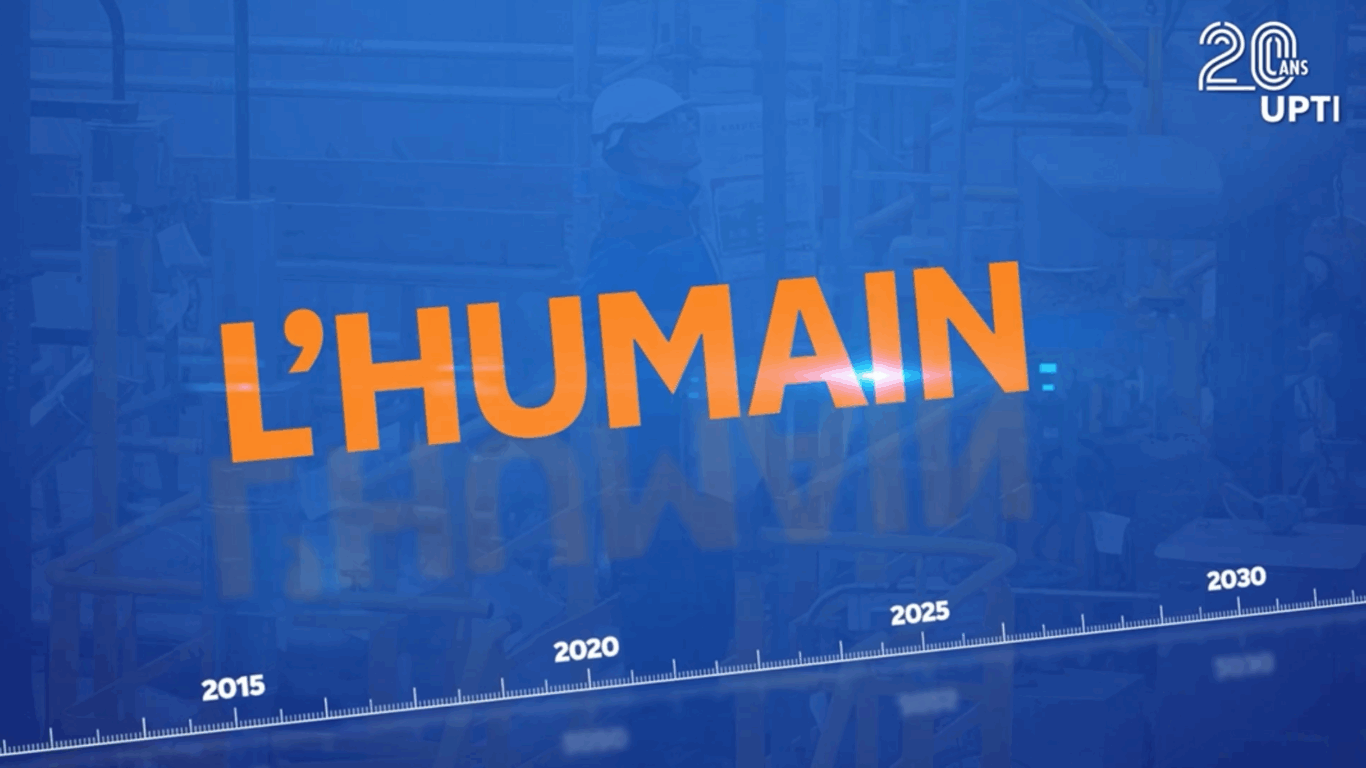 Screen du film anniversaire EDF UPTI