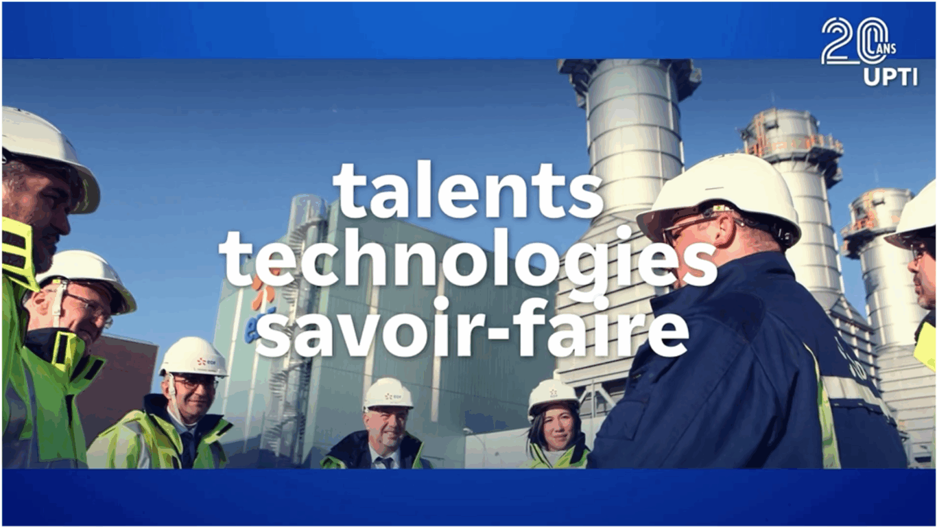 Screen film mémoire UPTI EDF