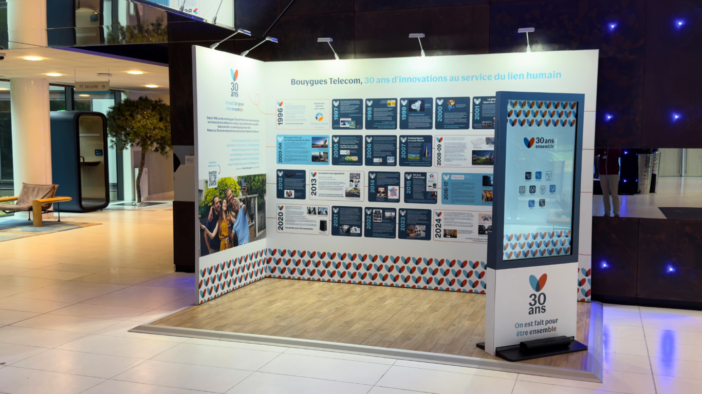 Exposition permanente au Technopôle de Meudon-la-Forêt, siège de Bouygues Telecom.