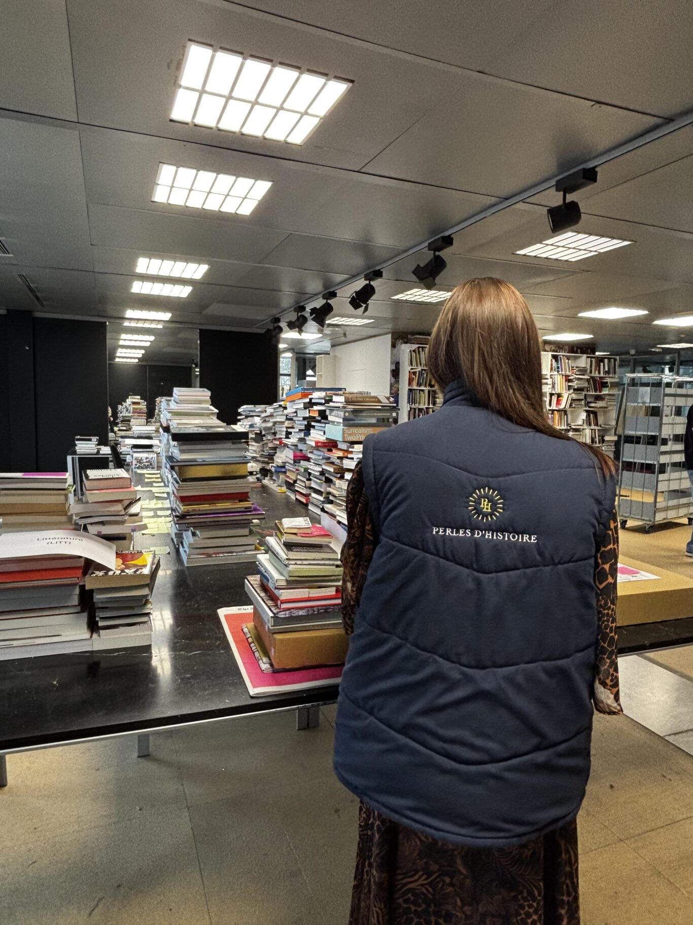 Travail de catalogage des ouvrages de la Fondation Cartier