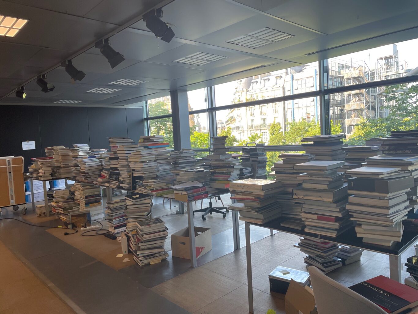 Travail de catalogage des ouvrages de la Fondation Cartier